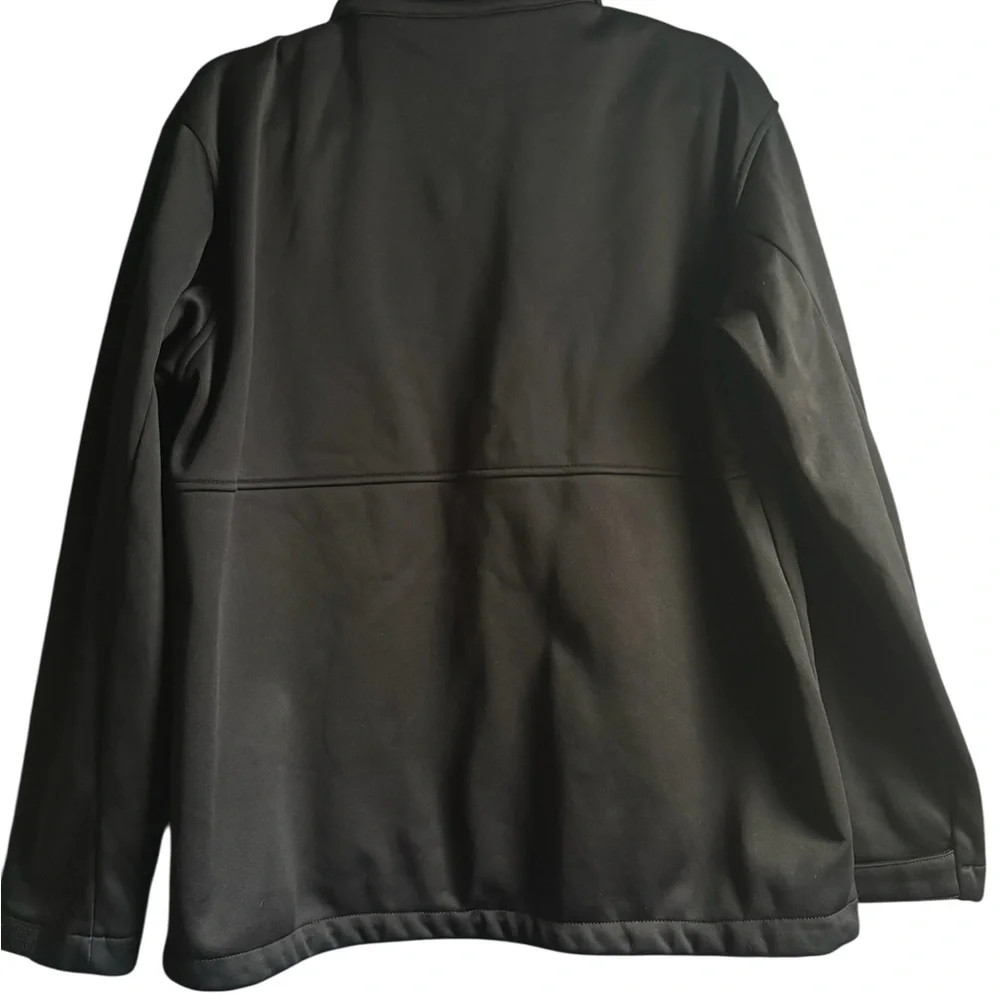 Black Lightweight Weather-Resistant Shirt Jacket